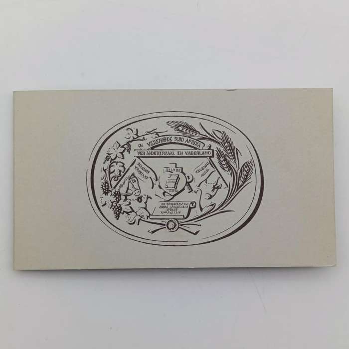 Genootskap van Regte Afrikaners gold plated sterling silver medallion in wooden display case