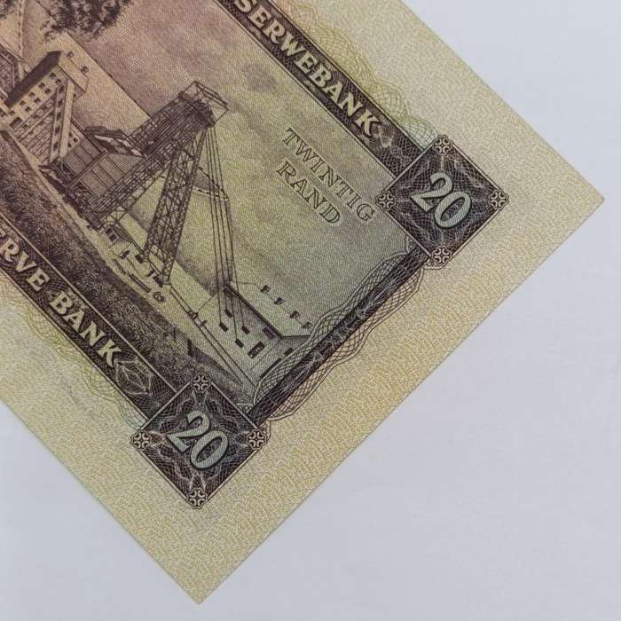 South Africa Rissik R20 banknote EF