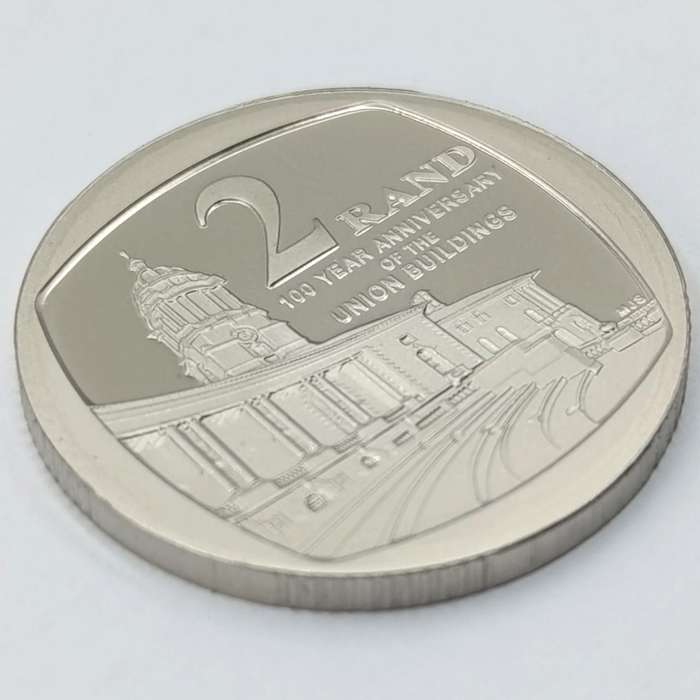 2013 RSA 100 Year Anniversary of the Union Buildings R2 prestige coin set with stamps