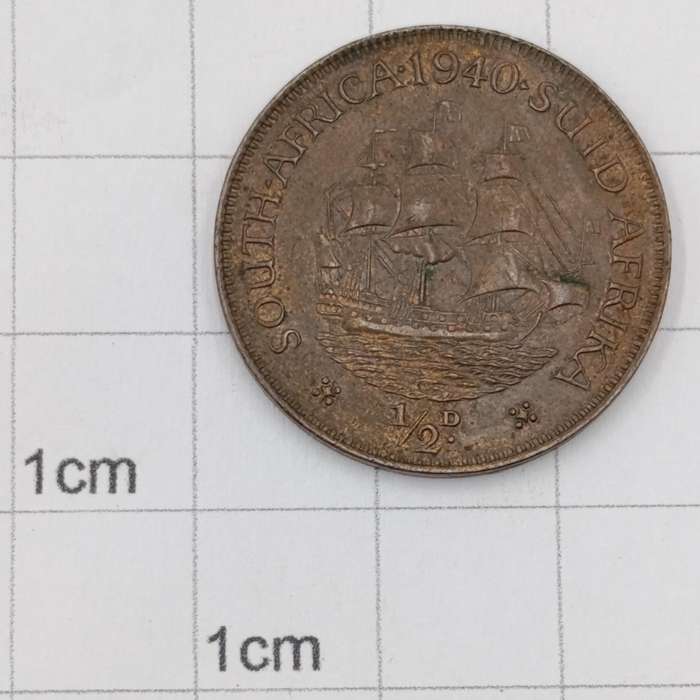 South Africa 1940 Half Penny AU