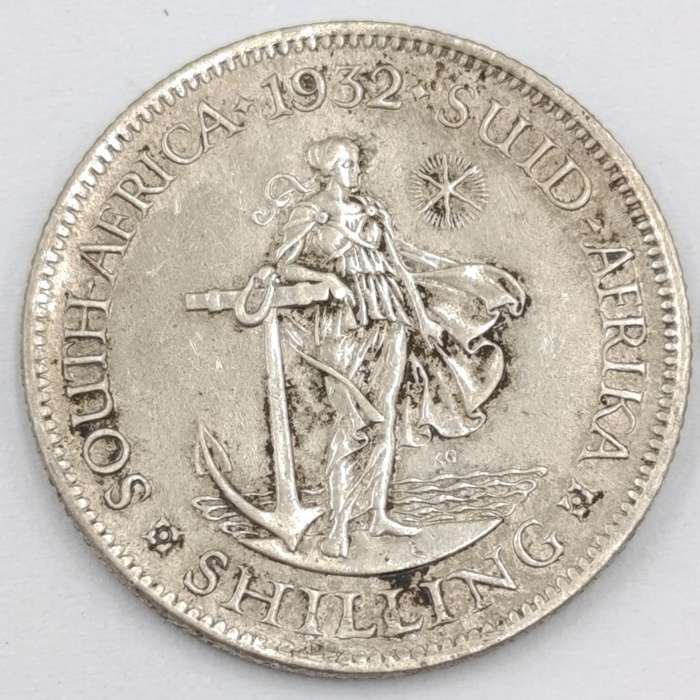 South Africa 1932 Shilling XF+