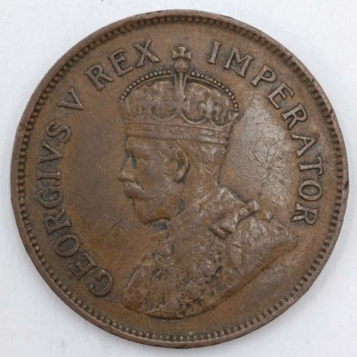 1924 South Africa Half Penny VF+