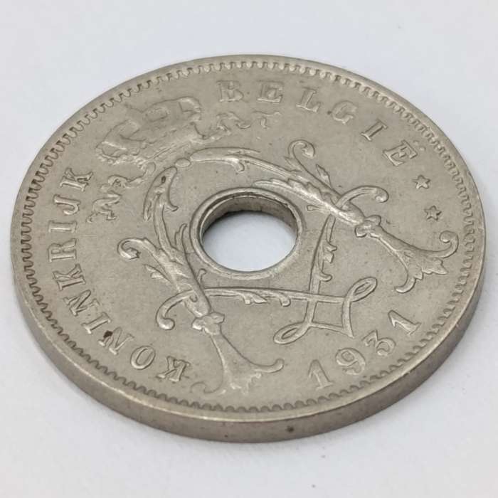 1931 Belgium 5 Centimes AU