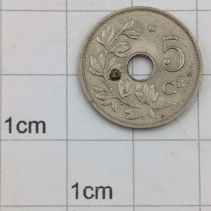 1931 Belgium 5 Centimes AU