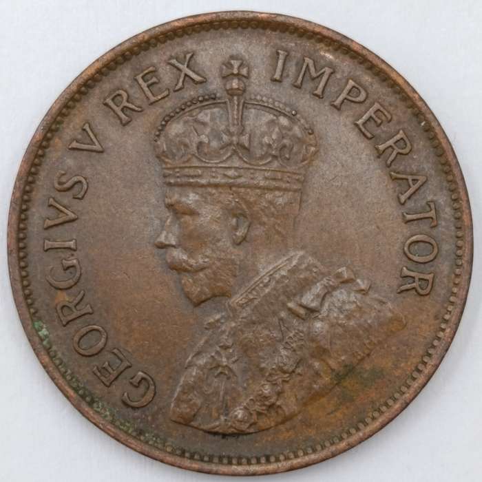 1934 South Africa Half Penny AU