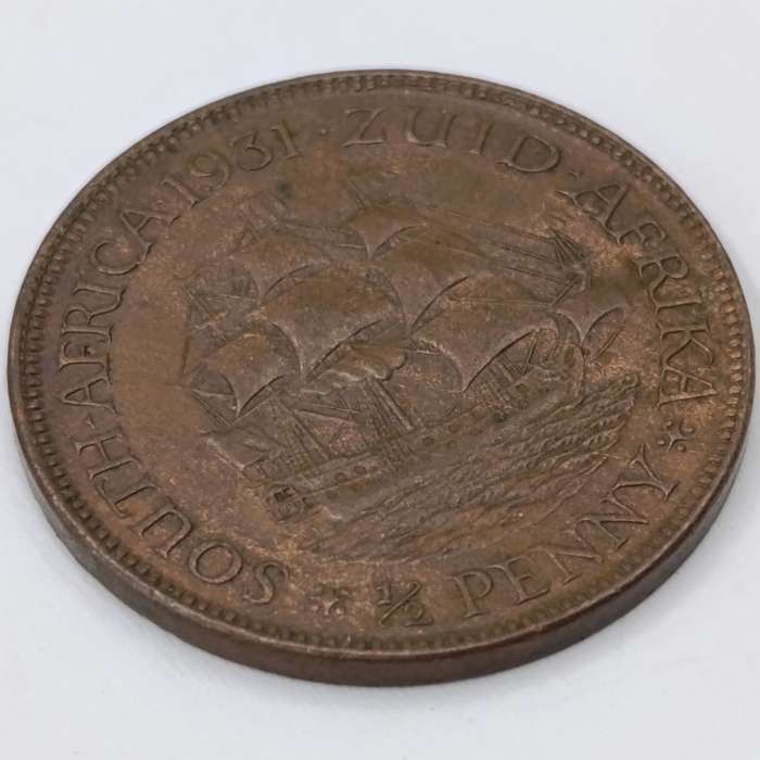 1931 2 South Africa Half Penny AU