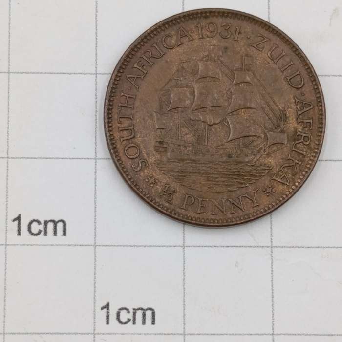 1931 2 South Africa Half Penny AU