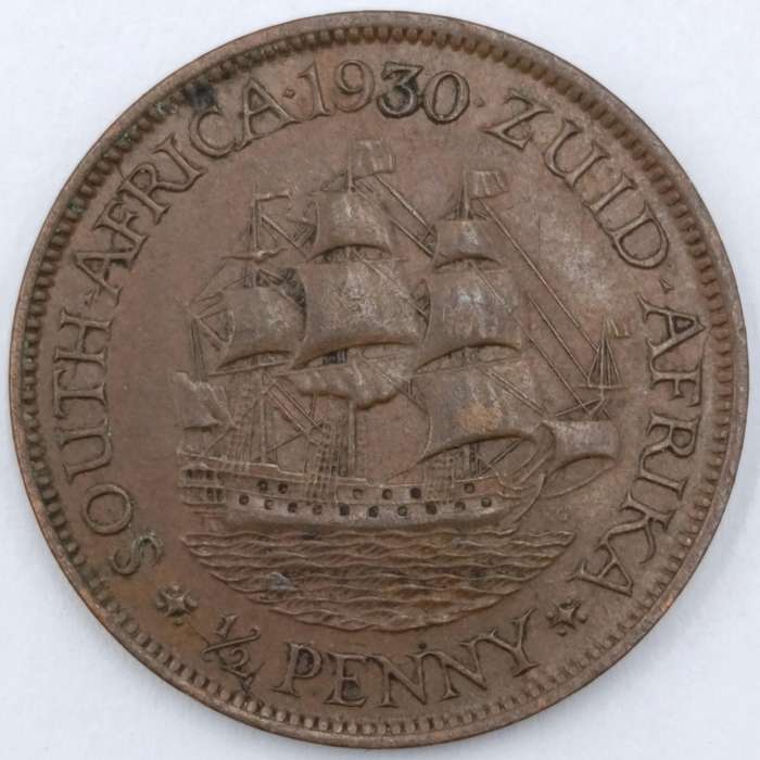 1930 South Africa Half Penny AU