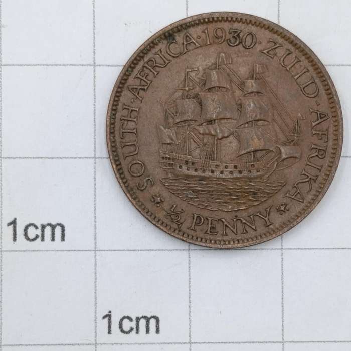 1930 South Africa Half Penny AU
