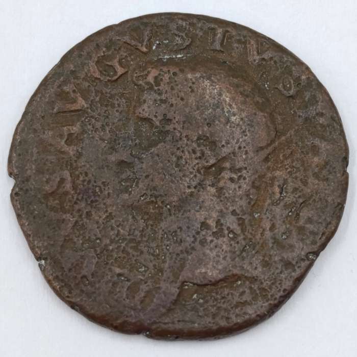 Tiberius Roman coin - posthmous issue for Augustus 22-30 AD The time of Jesus