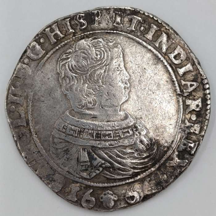 1666 Spanish Netherlands Brabant ducaton recovered from the Merenstijn wreck