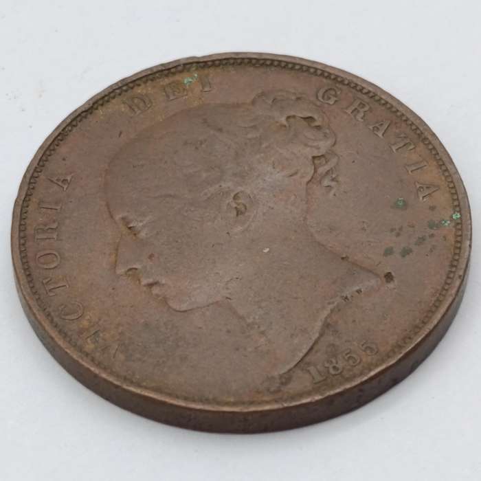 1855 Great Britain Penny aVF