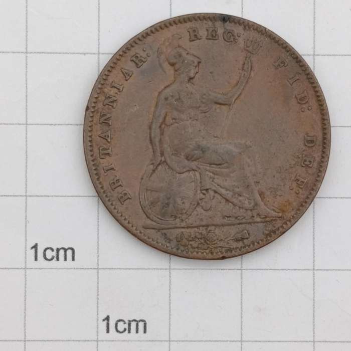 1855 Great Britain Penny aVF