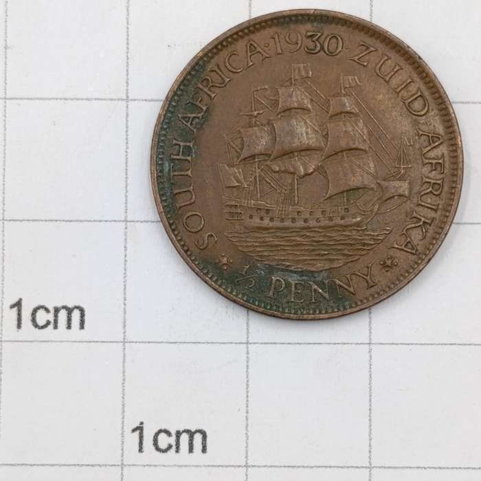 1930 South Africa Half Penny XF