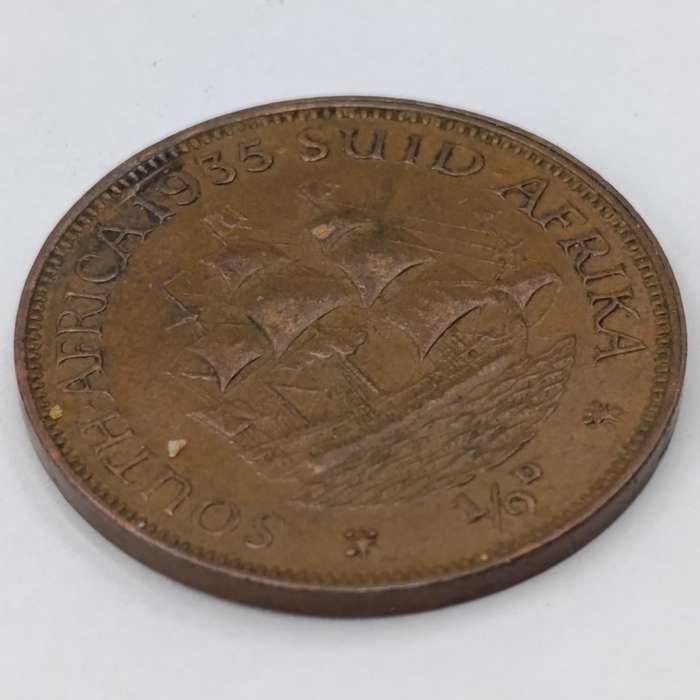 1935 South Africa Half Penny XF