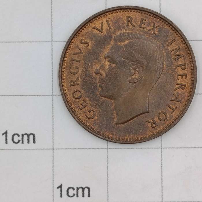 1937 South Africa Half Penny UNC