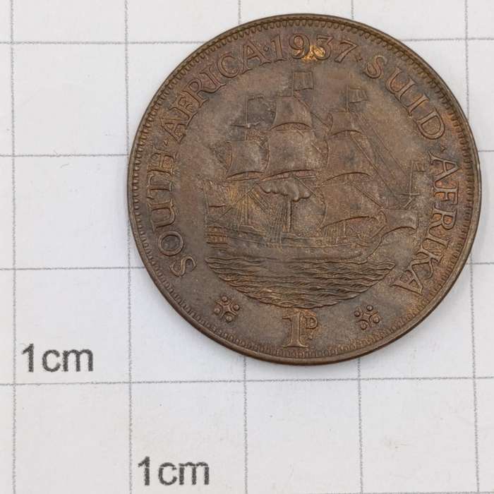 1937 South Africa Penny AU