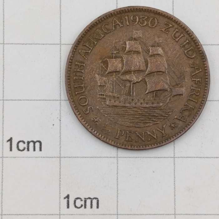 1930 South Africa Half Penny XF