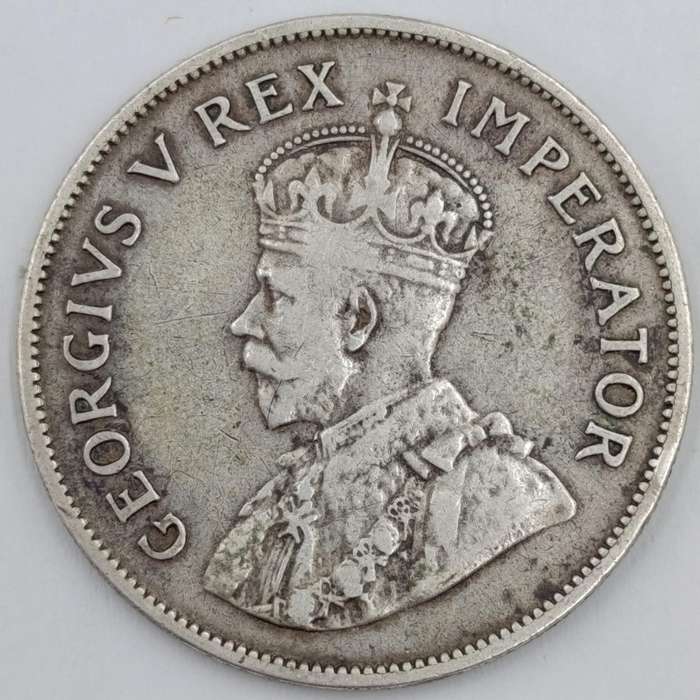 1934 South Africa Half Crown VF