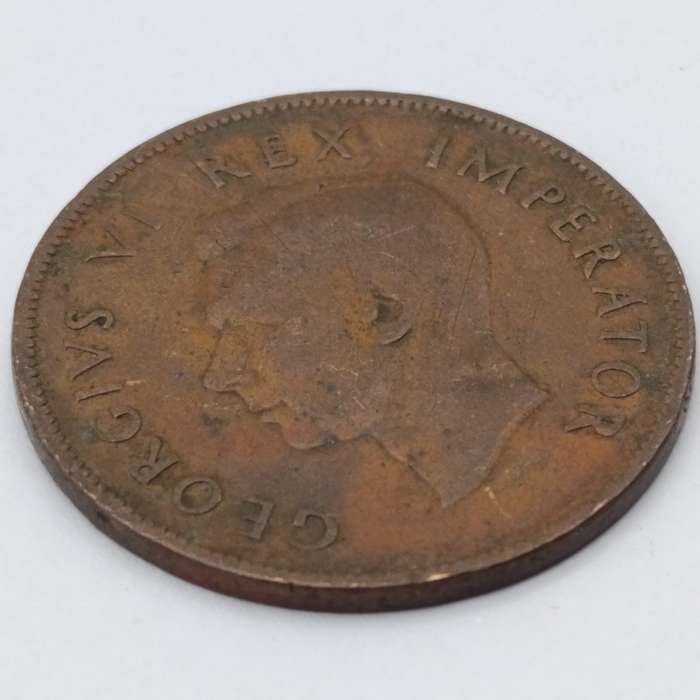 1942 South Africa Penny - 3 variations stop after 1942 no stop after 1942 4 and 2 wide apart