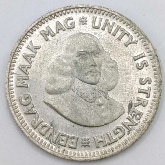 1962 South Africa 2 1/2c with low mintage only 8745 minted
