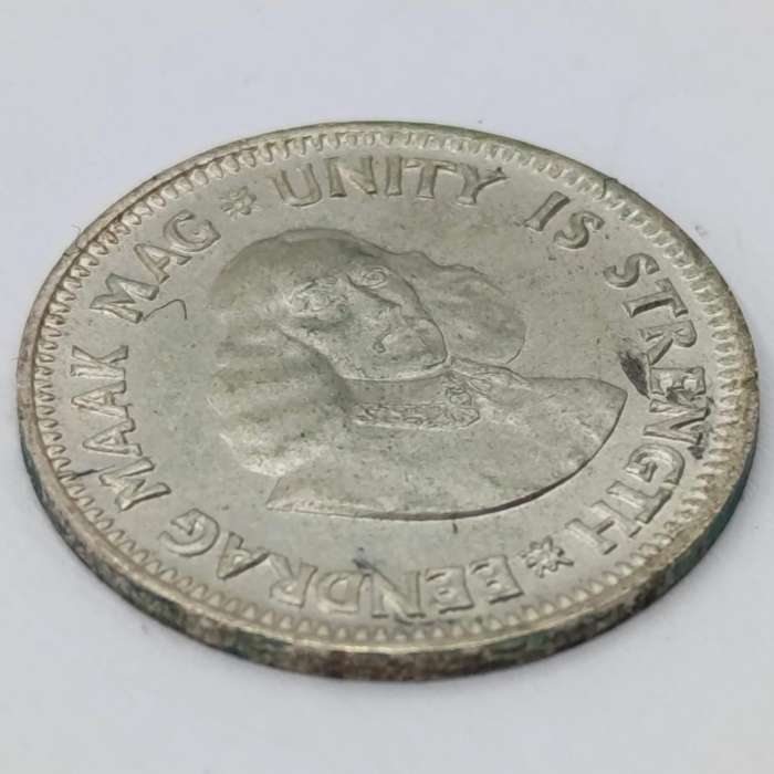 1962 South Africa 2 1/2c with low mintage only 8745 minted