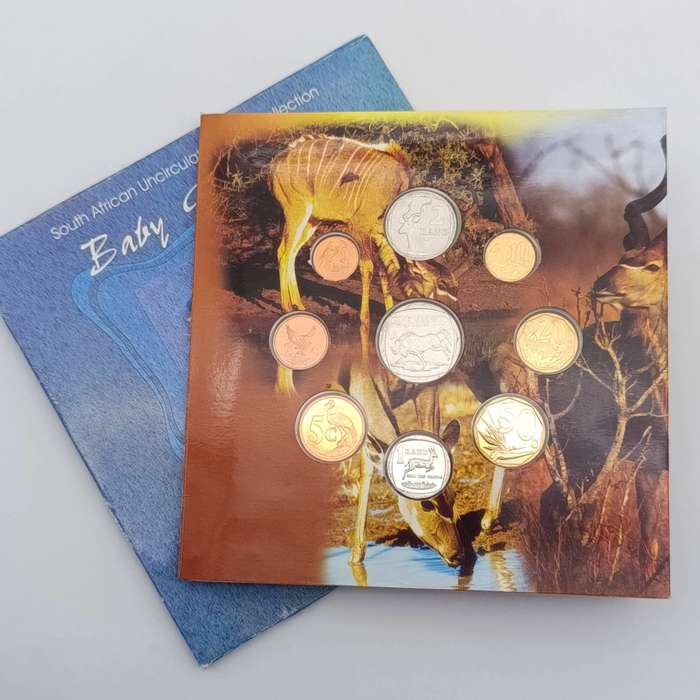 2001 South African uncirculated baby coin set