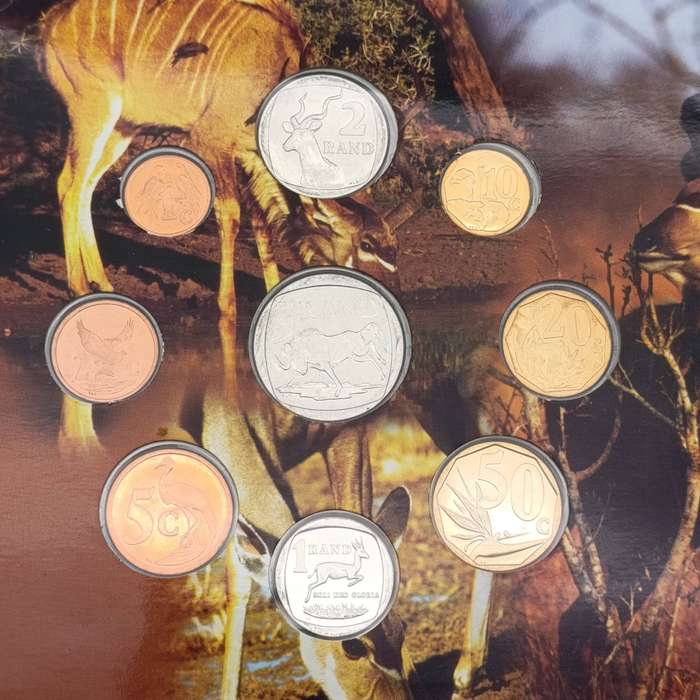 2001 South African uncirculated baby coin set