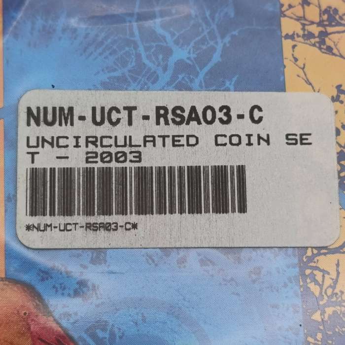 2003 South African uncirculated coin set - still sealed