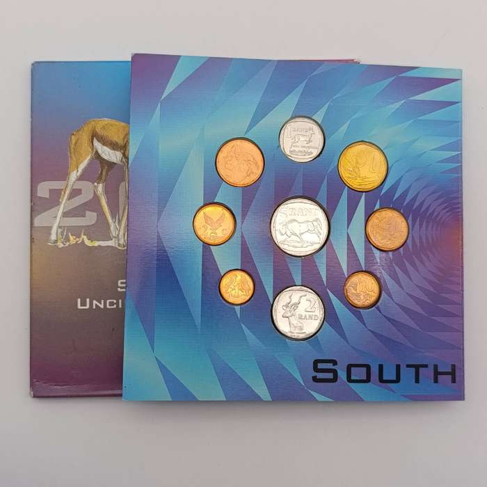 2000 South African uncirculated coin set - New Coat of Arms