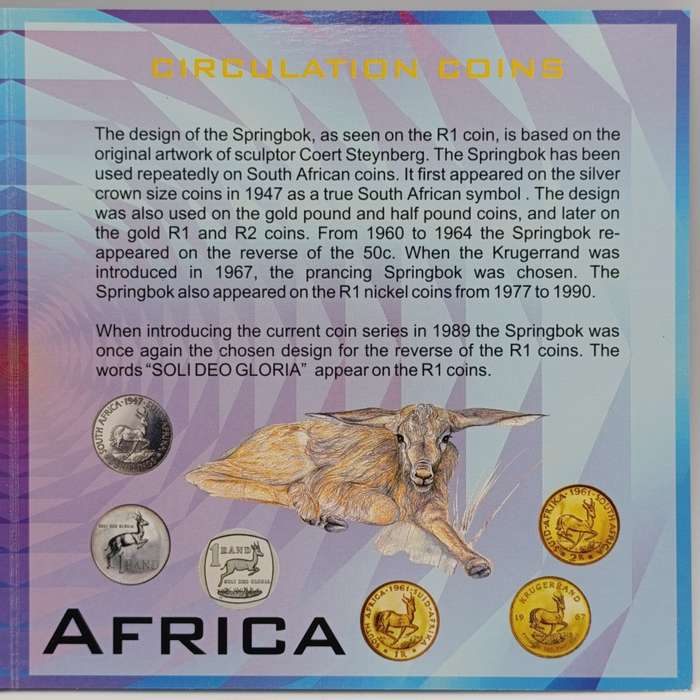 2000 South African uncirculated coin set - new coat of arms
