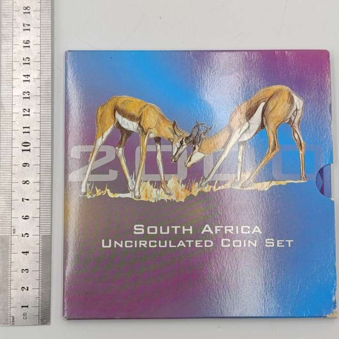 2000 South African uncirculated coin set - new coat of arms