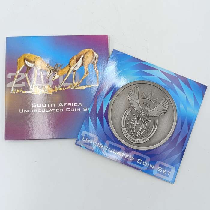 2000 South African uncirculated coin set - new coat of arms