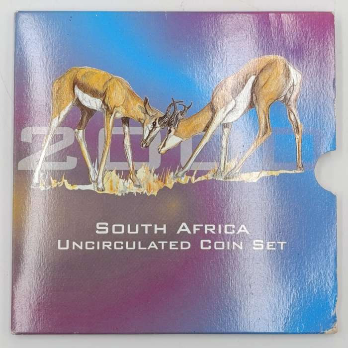 2000 South African uncirculated coin set - new coat of arms