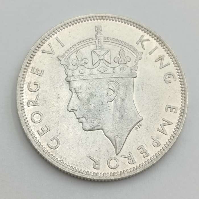 Southern Rhodesia 1939 half crown uncirculated - some pit marks