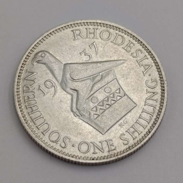 Southern Rhodesia 1937 Shilling AU+