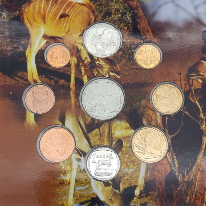 2001 South African uncirculated baby coin set