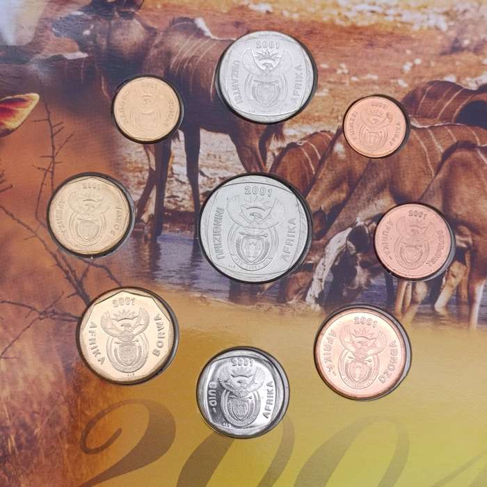 2001 South African uncirculated baby coin set