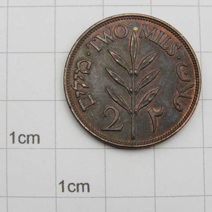 Palestine 1941 Two Mils AU