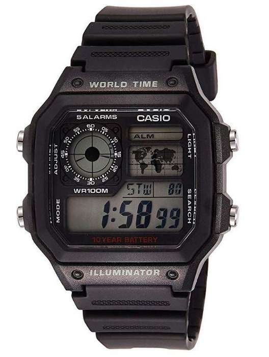Casio AE-1200WH-1AVDF (Black) "Casio Royale"