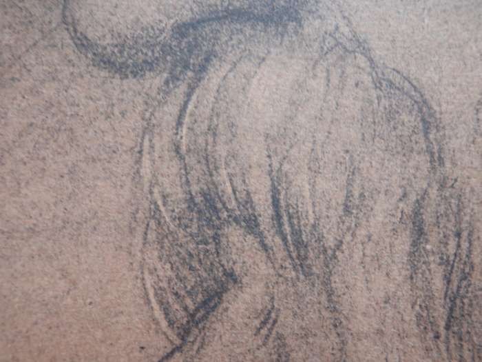 Classic antique print.  Fabulous old piece. Renaisance artist Giorgio Visari. Muted decor theme.