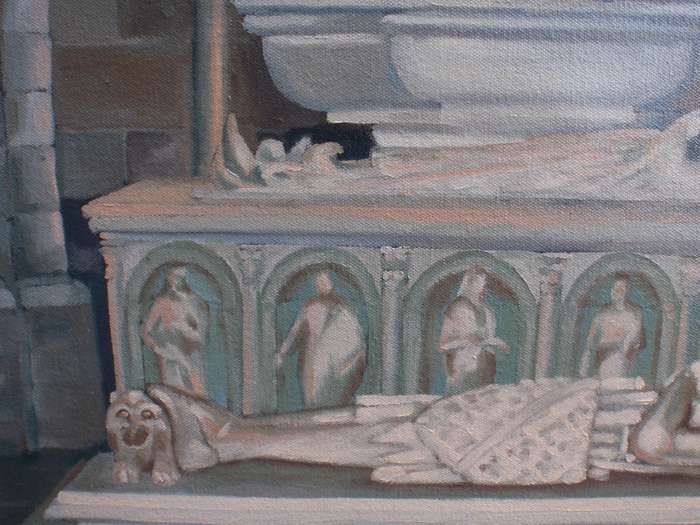 Original oil on canvas Aidan Walsh (1932-2009) Listed with Strauss.  Historical The Upper Bath.