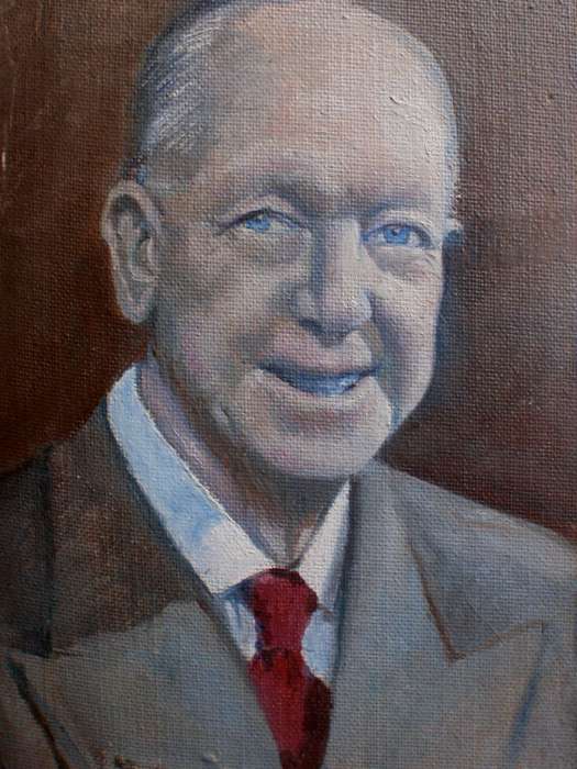 Original oil Christopher Haw 1941.
