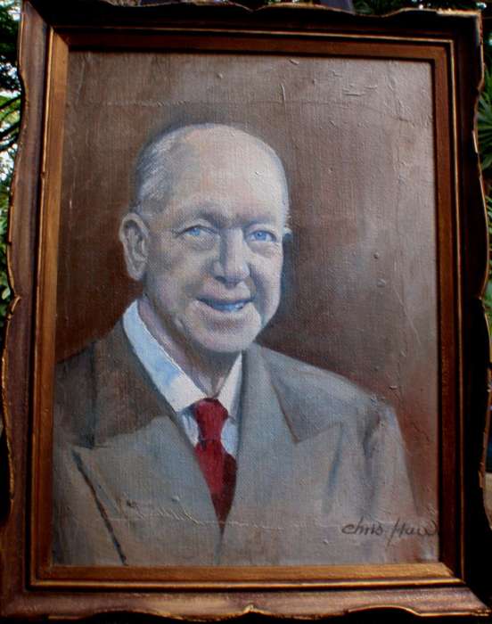 Original oil Christopher Haw 1941.
