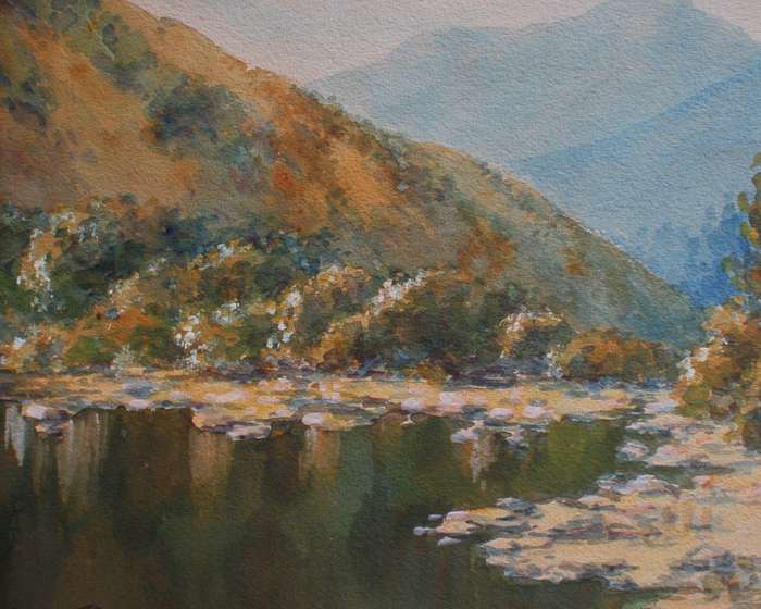 South African beauty spot, near Montagu (Western Little Karoo) Original by Irene Dyer, 1890-1954