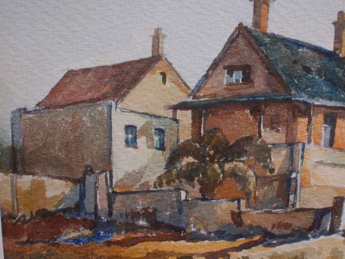 Large original watercolour Paul Lavender - signed and dated 1969. Excellent piece of original art.