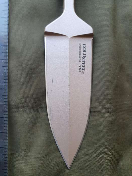 Cold steel drop forged push dagger