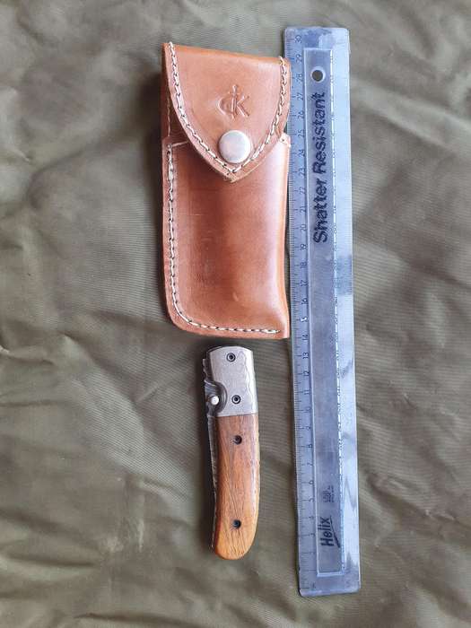 CK knives Damascus folder