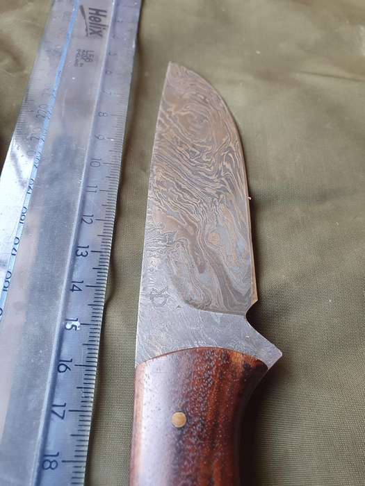 Ck Knives Damascus fixed blade