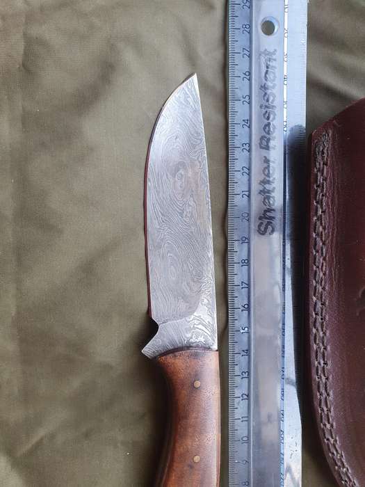 Ck Knives Damascus fixed blade